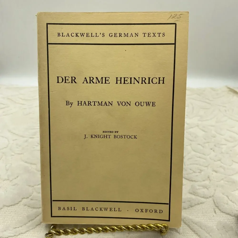 Der Arme Heinrich (German Texts): By Hartmann Vin Ouwe(Paperback) 1952